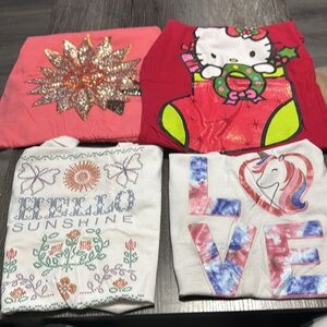 4 short sleeve shirts**